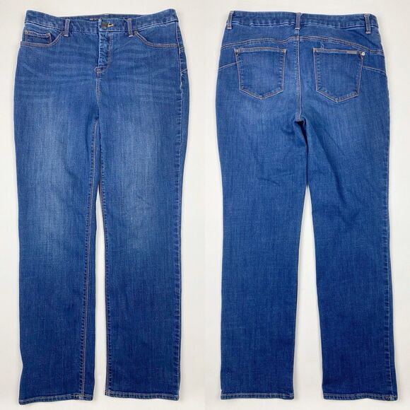 NYDJ Lift x Tuck Ami Dark Wash Skinny Legging Jeans Jeggings - Size 22W - Picture 2 of 9